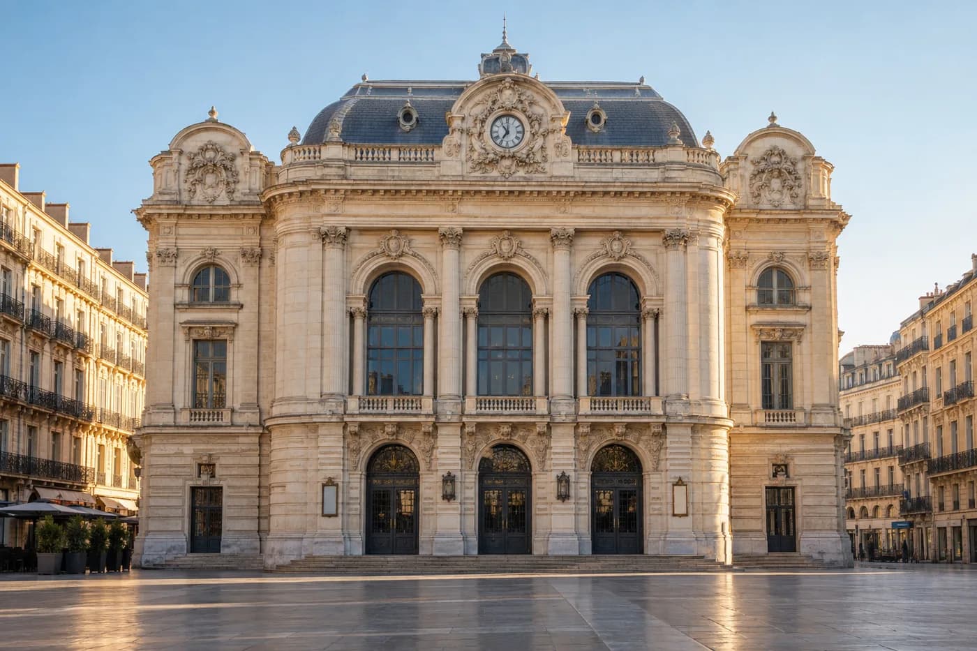 La place de la Comédie, Montpellier.